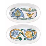 The Mia Gri 26 cm Limoncello Oval Servis 2'li Set