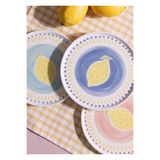 The Mia Italian Summer Pasta Tabağı 6lı Set 19 cm