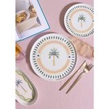 The Mia Italian Summer Servis Tabağı 31 cm - Tek Ebat - Çok Renkli