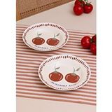 The Mia Italian Summer Yemek Tabağı 2li Set 22 Cm Çok Renkli