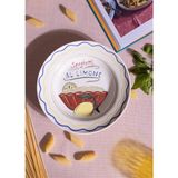 The Mia Italian Summer Yemek Tabağı 2li Set 22 cm - Tek Ebat - Çok Renkli
