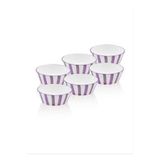 The Mia Joy Çorba Kasesi 6Lı Set Mor 14 Cm