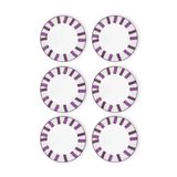 The Mia Joy Yemek Tabağı 6lı Set Mor