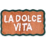 The Mia La Dolce Vita Renkli Pamuklu Banyo Paspası 60 x 100 cm - Standart