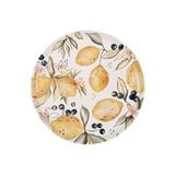 The Mia Limoncello Ayaklı Servis Tabağı 30 Cm Çok Renkli