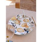The Mia Limoncello Pasta Tabağı 6lı Set 19 cm LMN012 - Renkli - Tek Ebat