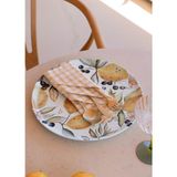 The Mia Limoncello Servis Tabağı 6lı Set 26 cm LMN013 - Renkli - Tek Ebat