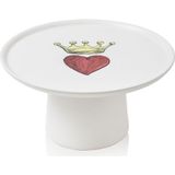 The Mia Luv Ayaklı Servis Tabağı 10X19 cm - Tek Ebat - Çok Renkli