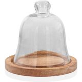 The Mia Madera Akasya Ağacı Kek Saklama Fanusu 15X16 cm - Standart
