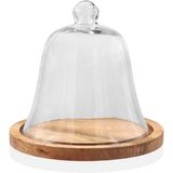The Mia Madera Akasya Ağacı Kek Saklama Fanusu 20X21 cm - Standart