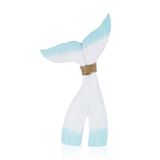 The Mia Marin Ahşap Balina Kuyruğu L Dekoratif Obje 24 Cm
