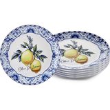 The Mia ODL003 26 cm Odore Di Limone 6'lı Servis Tabağı Set