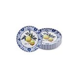 The Mia Odore Di Limone Pasta Tabağı 6lı Set 19 Cm Odl0001 Çok Renkli