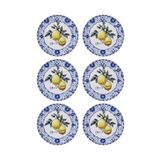 The Mia Odore Di Limone Pasta Tabağı 6lı Set 19 cm ODL0001