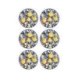 The Mia Odore Di Limone Pasta Tabağı 6lı Set 19 cm ODL0002