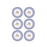 The Mia Odore Di Limone Seramik 6'lı Yemek Tabağı Seti 20 Cm