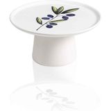 The Mia Olivos Ayaklı Servis Tabağı 10X19 cm - Çok Renkli - Tek Ebat