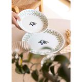 The Mia Olivos Yemek Tabağı 6lı Set 20 cm OVS0012 - Çok Renkli - Tek Ebat