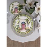 The Mia Palma Servis Tabağı 6lı Set 26 cm - Tek Ebat - Çok Renkli