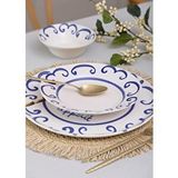 The Mia Palma Yemek Tabağı 6lı Set 20 Cm Çok Renkli