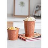 The Mia Prizma Popcorn Kasesi Terracota Turuncu