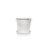 The Mia Prizma Saksi Beyaz 33X25x33 Cm Pzm0032