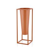 The Mia Prizma Terracota 80x30x30 cm Saksı ve Vazo