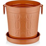 The Mia Prizma Terracota Saksı 33 cm - Standart
