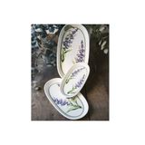 The Mia Provence Lavanta Oval Servis Tabağı 2Li 29 Cm