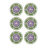 The Mia Provence Lavanta Pasta Tabağı 6lı Set 19 cm PRC001