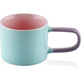 The Mia Rainbow Porselen Kupa Yeşil 270 ml - Renkli