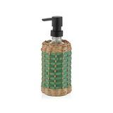 The Mia Rattan Cam Sıvı Sabunluk Yeşil 330 cc