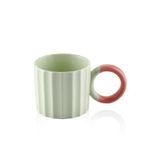 The Mia Runden Porselen Kupa Yeşil 250 ml