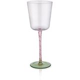 The Mia Şarap Kadehi Pembe Yeşil 350 ml