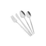 The Mia Shiny Çatal Kaşık Bıçak Takımı Gümüş 24 Parça Ckb0262