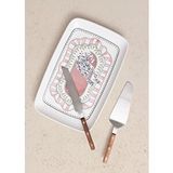 The Mia Spring Dikdörtgen Servis Tabağı 31x20 Cm Spr0014 Çok Renkli