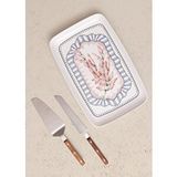 The Mia Spring Dikdörtgen Servis Tabağı 31x20 Cm Spr0015 Çok Renkli