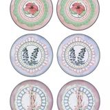 The Mia Spring Servis Tabağı 6Lı Set 26 Cm Spr0004