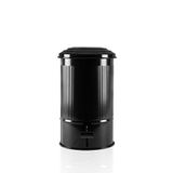 The Mia Stripe Metal Pedallı Mutfak Ve Banyo Çöp Kovası 5 Lt - Siyah