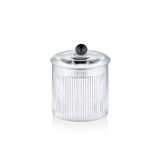 The Mıa Striped Borosilikat Cam Sekerlik 9X9x11 Cm