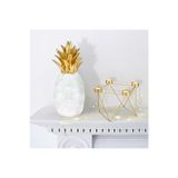 The Mia Tealight Mumluk - Dekoratif Metal Aksesuar Mumluk Dkr0245