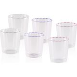 The Mia The Mia Borosilikat Su Bardağı 6 Parça 320 ml - Renkli