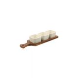 The Mia WDY0007 Woody 33x10 CM Porselen Servis