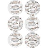 The Mia Wish Pasta Tabağı 6lı Set 19Cm