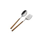 The Mia Wooden Salata Servis Takımı 2 Parça