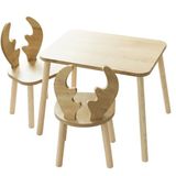 The Mimar Deer Çocuk Masası Ve 2 Sandalye