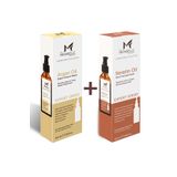 The Mirabelle Premium Keratin Ve Argan Saç Bakım Yağı, Onarıcı & Yenileyici Bakım Seti 100 Ml