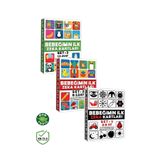The Monarch Co 3'lü Set Bebeğimin İlk Zeka Kartları (0-24 Ay) - Görsel Uyarıcı Eğitici Bebek Gelişim Kartları