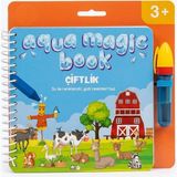 The Monarch Co Aqua Magic Book Sihirli Suyla Boyama Kitabı Çiftlik Temalı | Tekrar Kullanılabilir Leke Bırakmayan Eğitici Oyuncak (3+ Yaş)