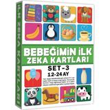The Monarch Co Bebeğimin Ilk Zeka Kartları Set-3 (12-24 Ay) - Eğitici Görsel Hafıza ve Konuşma Destekleyici Bebek Flash Kart